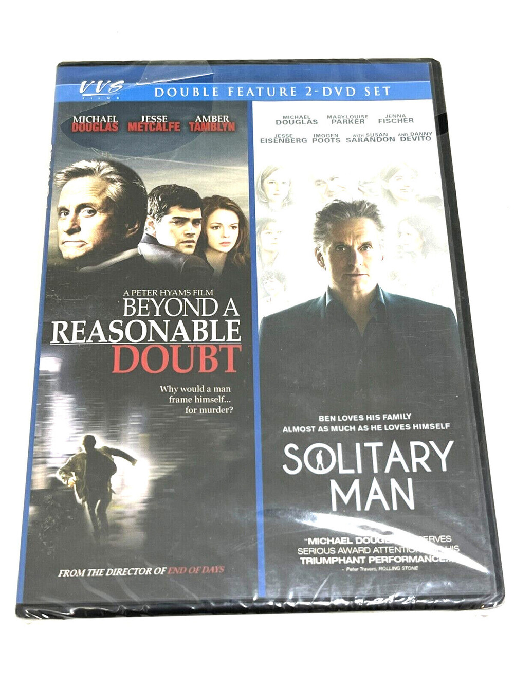 Beyond a Reasonable Doubt / Solitary Man - Double Feature DVD - Brand New Sealed